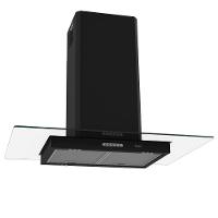 Coifa Terim Ilha Teto Vidro Reto Black 90 cm Preto 110V - 1