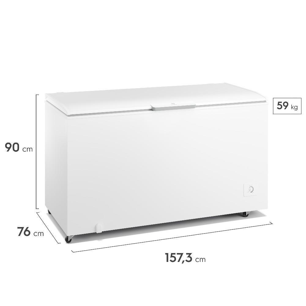 Freezer Horizontal Electrolux Manual 513L 1 Porta HI550 Branco 220V - 4