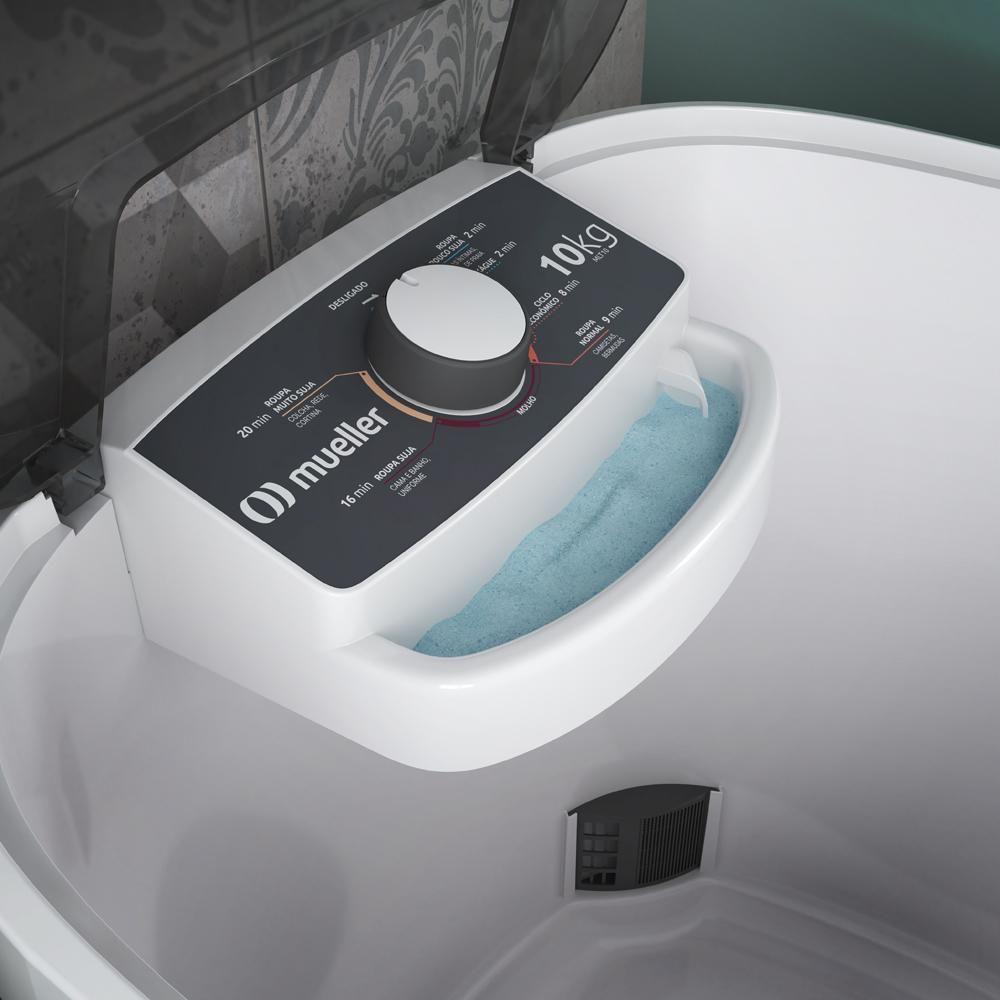 Tanquinho Mueller 10kg Semiautomático MLT10 Branco 110V - 6