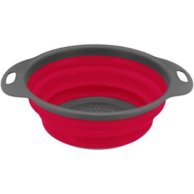 Cooker Escorredor 9X29X23Cm Silicone Vermelho Retrátil