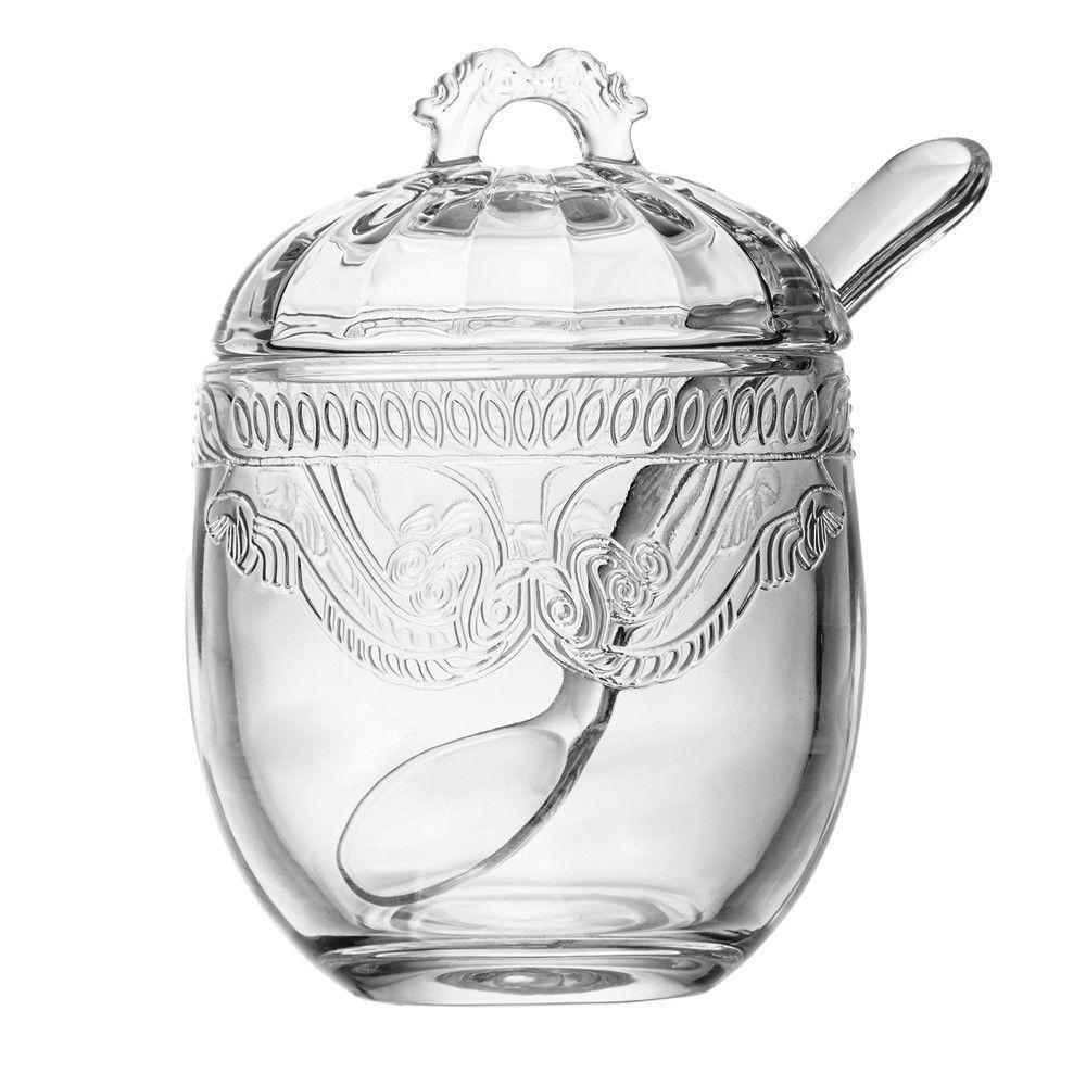 Kit Meleira + Açucareiro De Cristal Imperial Lyor - 3