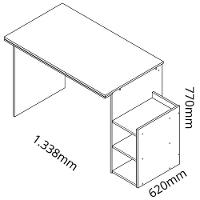 Mesa Para Computador Gamer Preto Com Azul - Gelius Móveis - 5