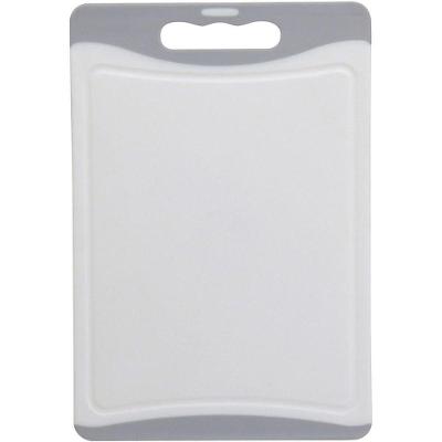 Tábua Culinária 1X36X25Cm Plástico Cinza Antiderrapante