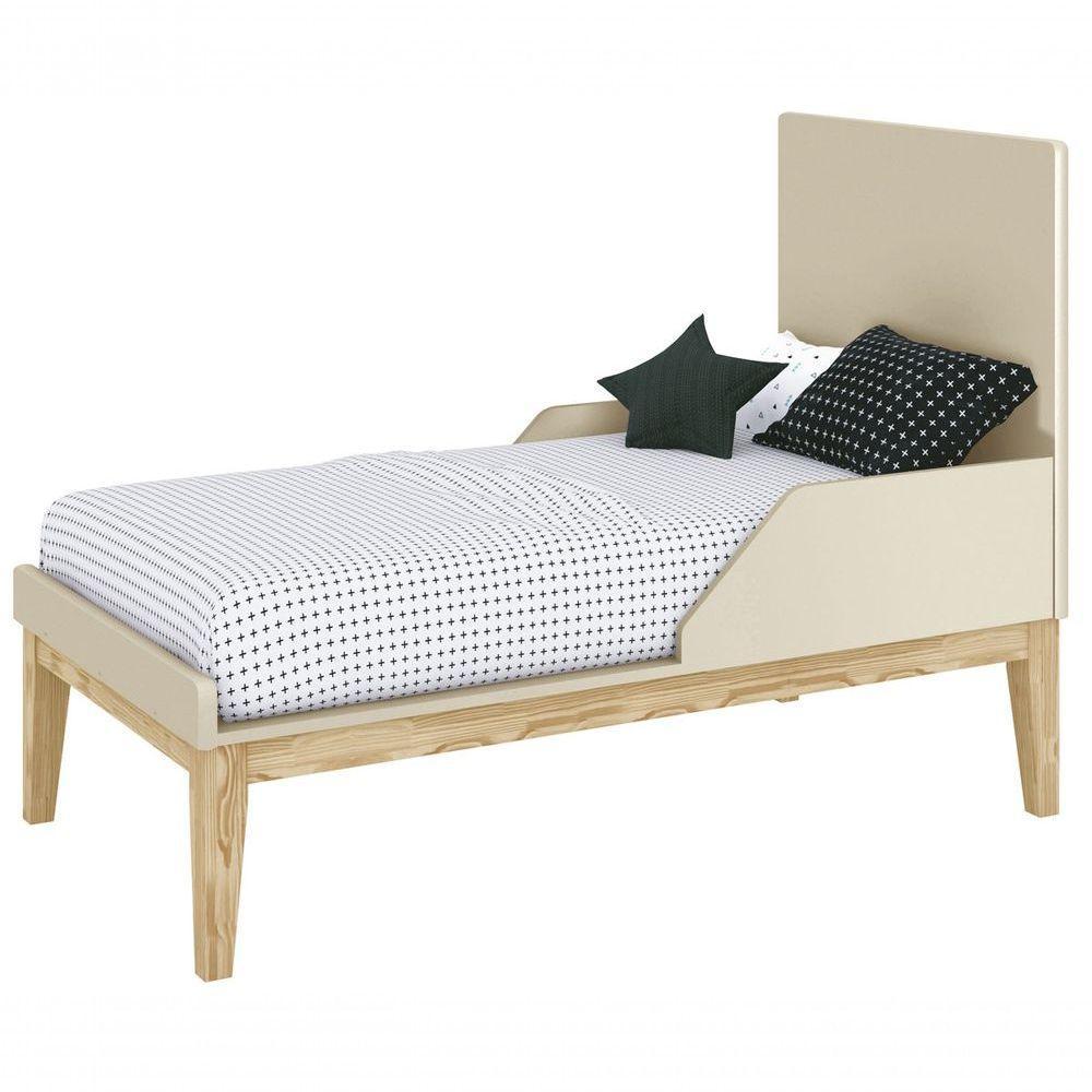 Berço Americano Classic New Areia Fosco Com Natural - Moveisaqui - 6