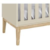 Berço Americano Classic New Areia Fosco Com Natural - Moveisaqui