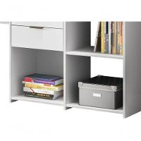 Mesa Para Computador Office Zínia Branco - Moveisaqui - 3