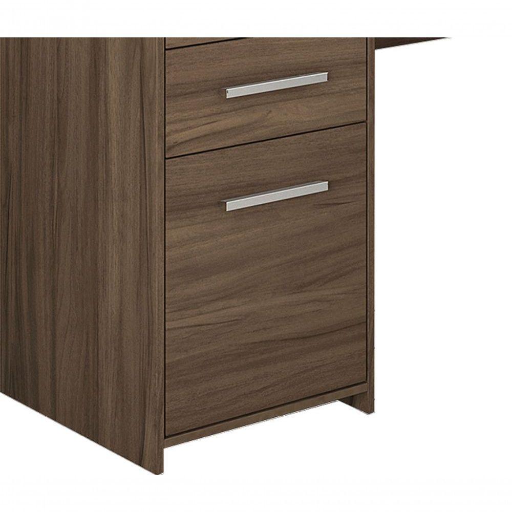 Mesa Para Computador Office Legna Nogal - Moveisaqui - 3