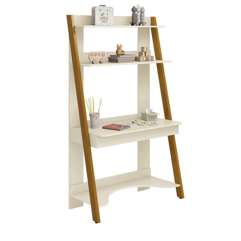 Estante Escrivaninha Simba Areia Fosco - Reller - 1