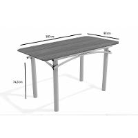 Sala De Jantar Elba C- Tampo De Madeira 136cm + 4 Cadeiras Cromada-capuccino - 2