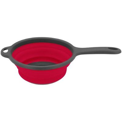 Cooker Escorredor 8X18X32Cm Silicone Vermelho Retrátil