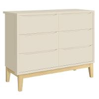 Jogo De Quarto Para Bebê Classic New Areia Fosco Com Natural - Reller - 7