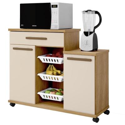 Armário De Cozinha Com Fruteira Teresina Arte Móveis Off/cinamomo