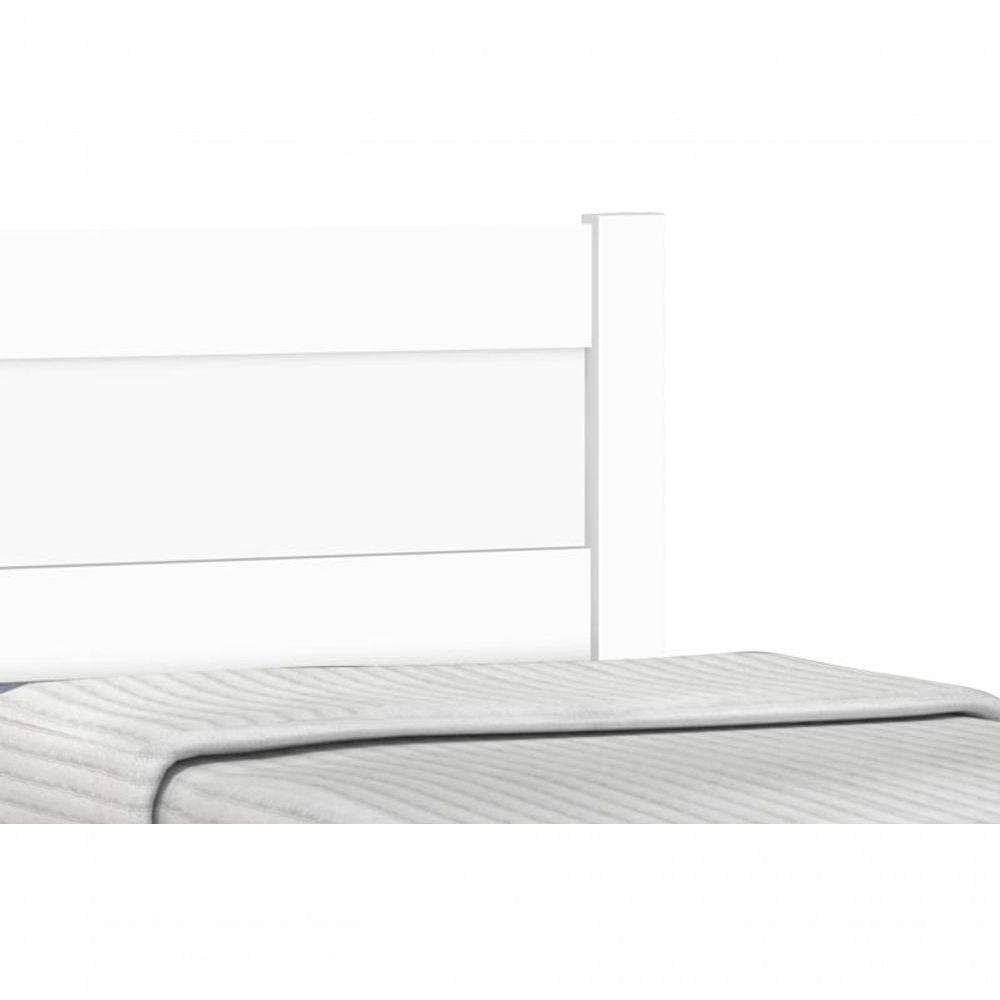 Cama Solteiro Com Auxiliar Prisma Branco - Jea Móveis - 3