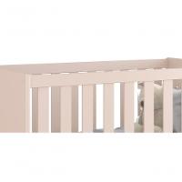 Berço Americano Classic New Rosa Fosco Com Madeira - Moveisaqui - 5