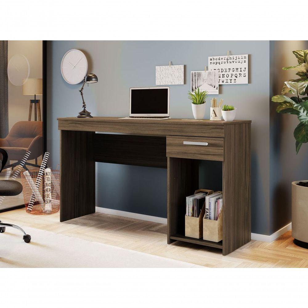 Mesa Para Computador Office Nt 2070 Nogal - Notável - 2