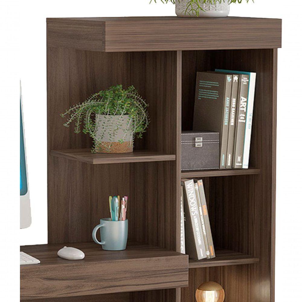 Mesa Para Computador Office Kokai Nogal - Moveisaqui - 3