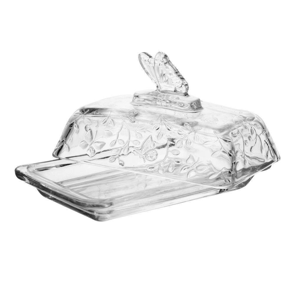 Manteigueira Cristal Com Tampa New Butterfly 18 X 10 X 10,8 Cm Lyor - 2