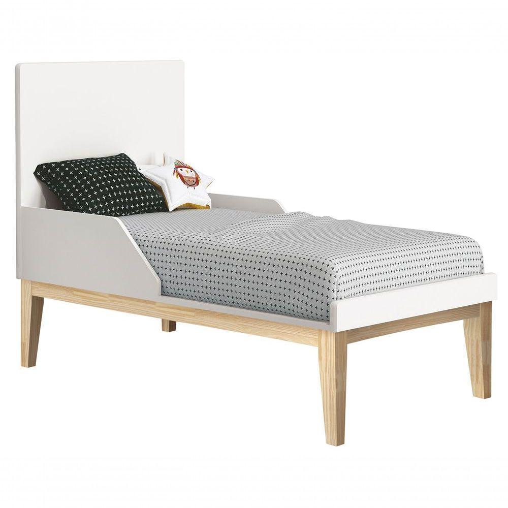 Berço Americano Classic New Branco Fosco Com Natural - Reller - 4