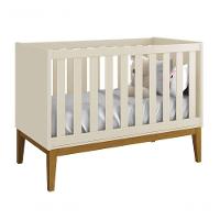 Jogo De Quarto Para Bebê Classic New Areia Fosco Com Madeira - Moveisaqui