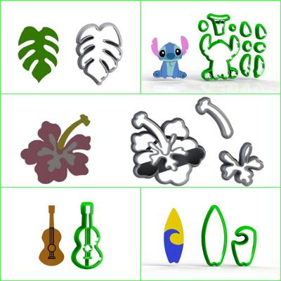 Cortador Kit Stitch (lilo) 5 Modelos Mod 2 Tamanho Kit