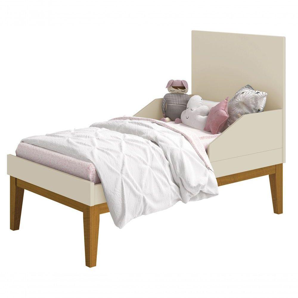 Berço Americano Classic New Areia Fosco Com Madeira - Reller - 5