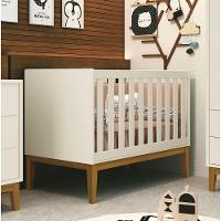 Berço Americano Classic New Areia Fosco Com Madeira - Reller - 2