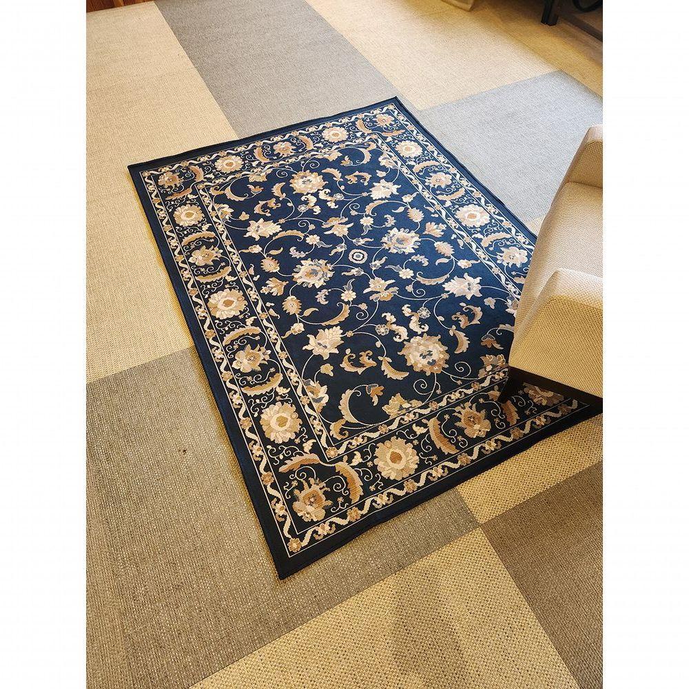 Tapete Sala Nobre 2,00x2,50 Antider Domani Petunia Azul - 2