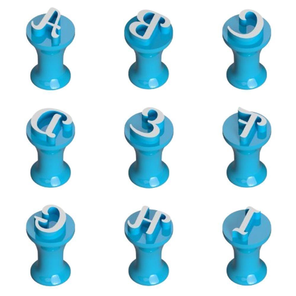 Carimbo Kit Alfabeto Mod 2 Tamanho 2 Cm - 2