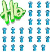 Carimbo Kit Alfabeto Mod 2 Tamanho 2 Cm - 1