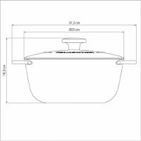 Caçarola Tramontina Trento Antiaderente 24cm - 3