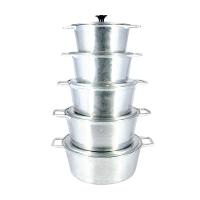 Jogo Caçarolas Panela Polida Alça Alumínio Fundido 16 a 24 - 1