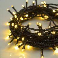 Cordão Luminoso Led Pisca Pisca 8 Funções 200 Leds Taschibra 220v 3000k Quente - 6