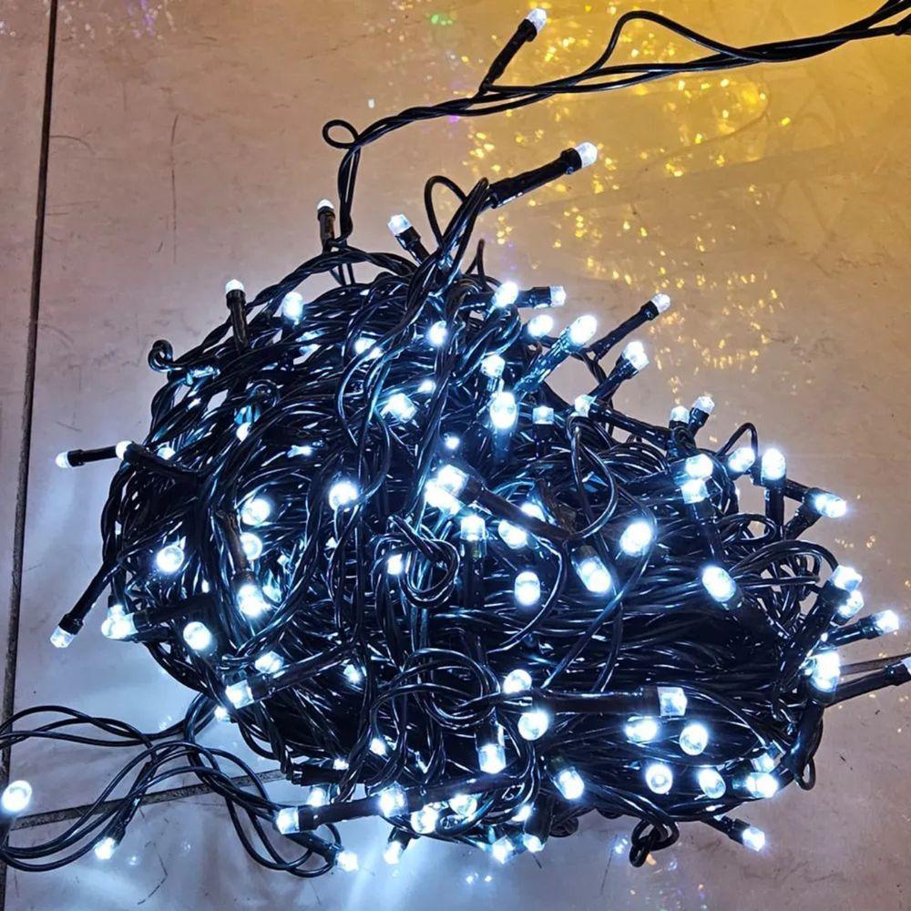 Cordão Luminoso Led Pisca Pisca 8 Funções 500 Leds Taschibra 220v 6500k Frio - 6