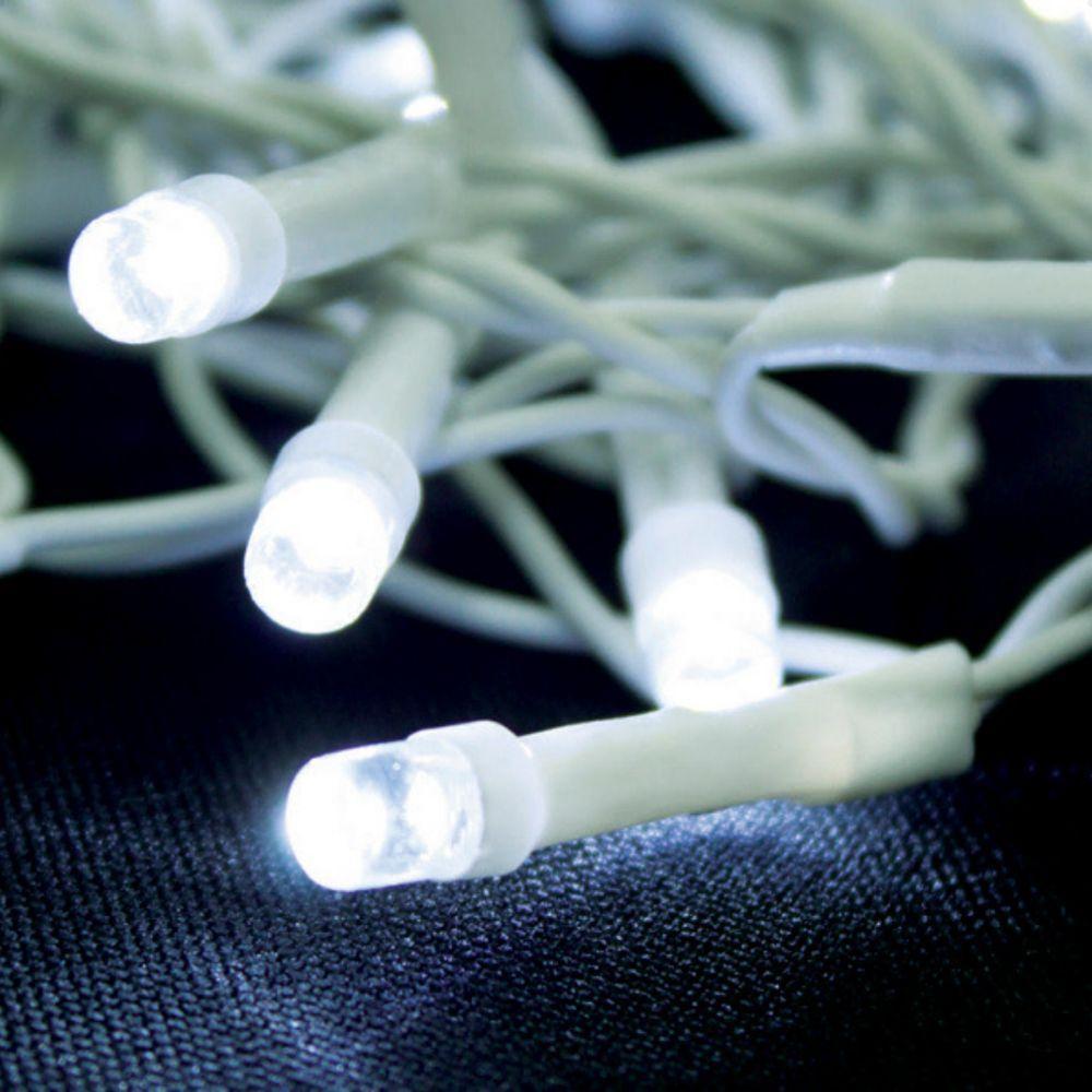 Cordão Luminoso Led Estático 700 Leds Branco Taschibra 110v - 3