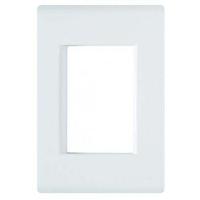 Espelho 4x2 03 Módulos Tramontina Linha Liz Branco - Sistema Modular - 1