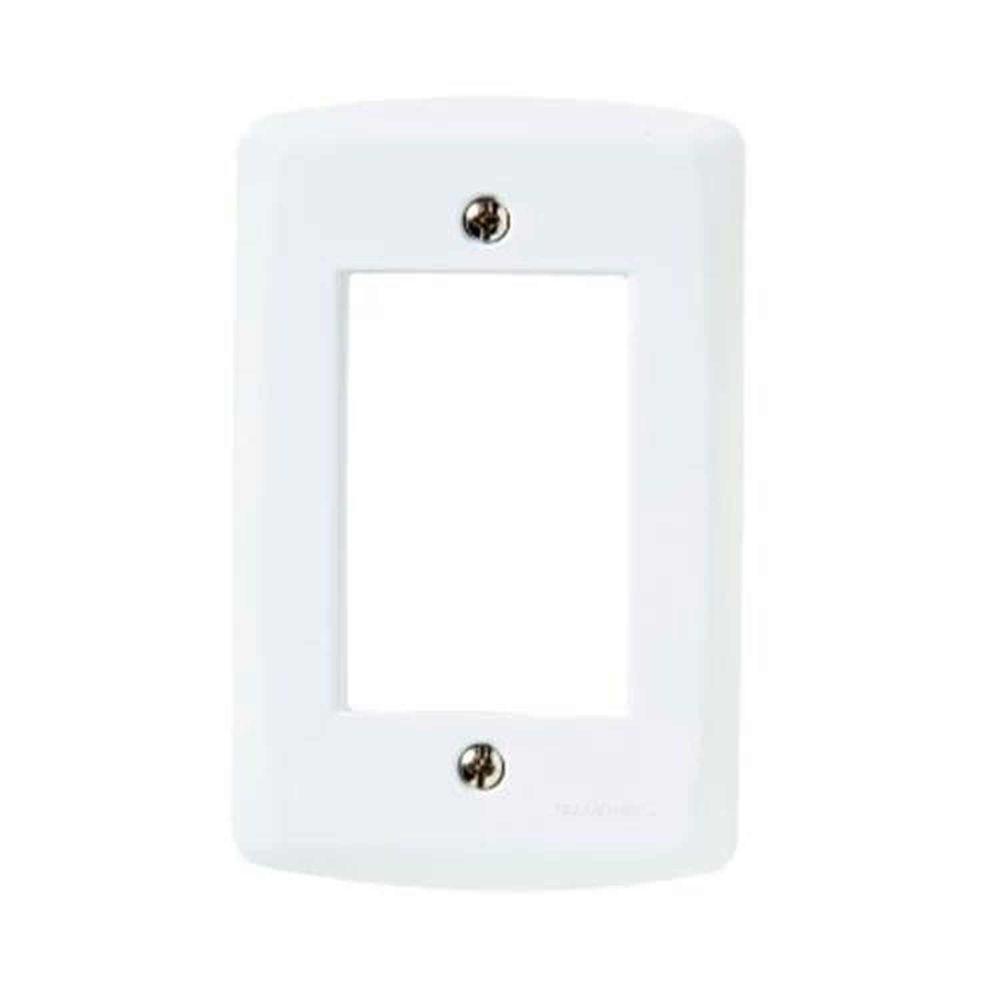 Espelho 4x2 03 Módulos Branco Tramontina - Linha Lux2 - Termoplástico - Modular - 1