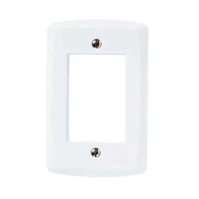 Espelho 4x2 03 Módulos Branco Tramontina - Linha Lux2 - Termoplástico - Modular