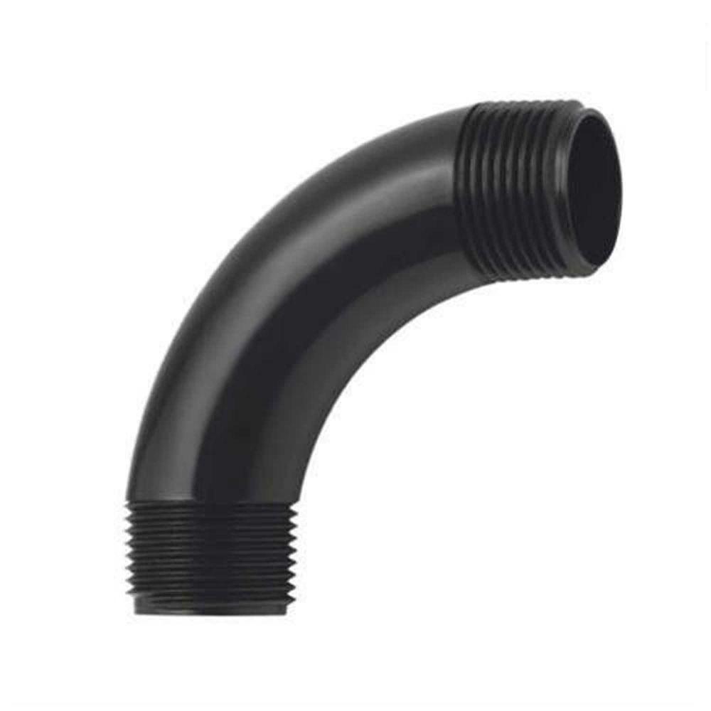 Curva 90º Curta Para Eletroduto Roscável 1 - Pvc Preto - Instalações Elétricas - 15 Unidades - 1