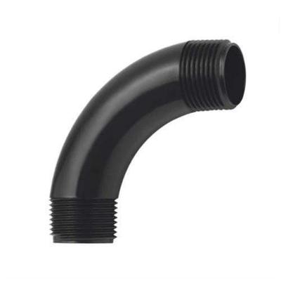 Curva 90º Curta Para Eletroduto Roscável 1 - Pvc Preto - Instalações Elétricas - 15 Unidades
