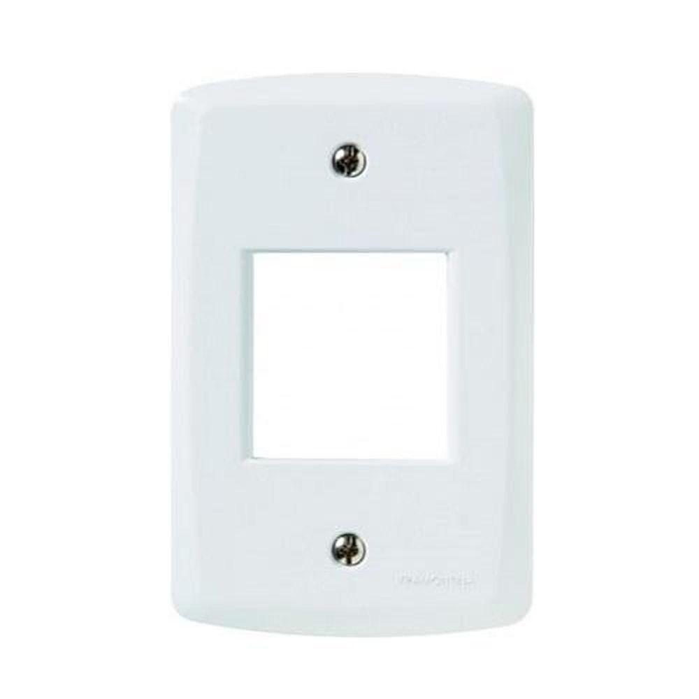 Espelho 4x2 02 Módulos Branco - Linha Lux2 Tramontina - 1