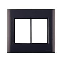 Espelho 4x4 6 Módulos Grafite Linha Liz - Tramontina - 1