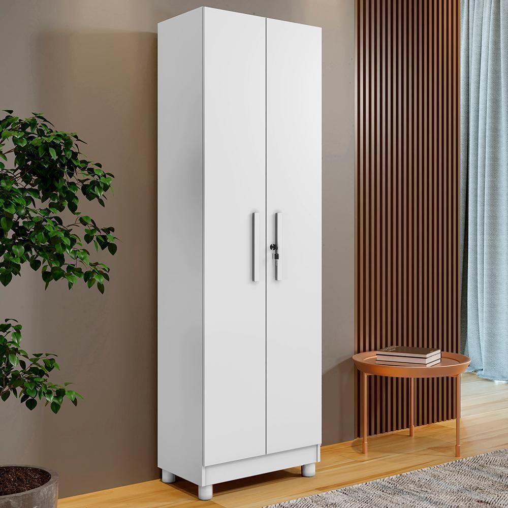 Armário Multiuso Versátil 2 Portas Branco - 1