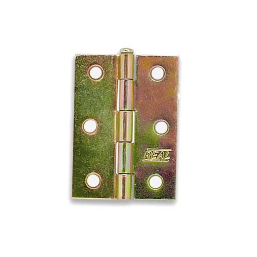 Dobradiça Pino Solto Bicromatizada 1,5 39x34mm - Cartela Com 3 Peças - 1