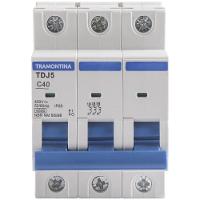 Minidisjuntor Tdj5-3c40 3 P 40 A 4,5 Ka Curva C Tramontina Tramontina - 6
