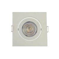 Spot Led Quadrado 5 Watts 3000k Bivolt Iluminação Direcionada Ambientes Comerciais Residenciais - 1