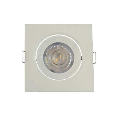 Spot Led Quadrado 3 Watts 6500k Bivolt Iluminação Direcionada - Uso Decorativo Comercial Residencial