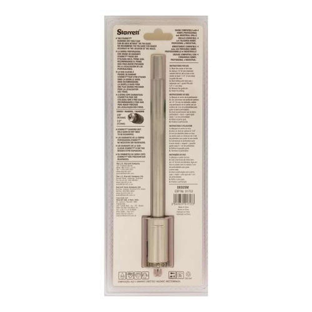 Serra Copo Diamantada 25mm X 1'' Starrett - Haste 150mm Hexagonal - Alta Performance - 2