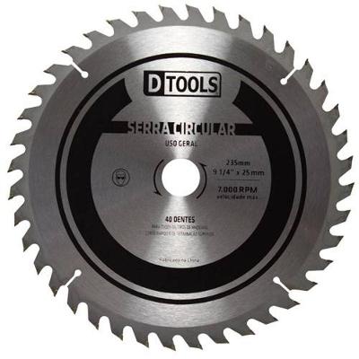Serra Circular Vídea 9 1-4'' 40 Dentes - Corte Rápido - Dtools