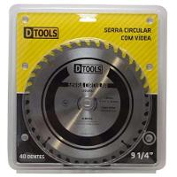 Serra Circular Vídea 9 1-4'' 40 Dentes - Corte Rápido - Dtools - 2