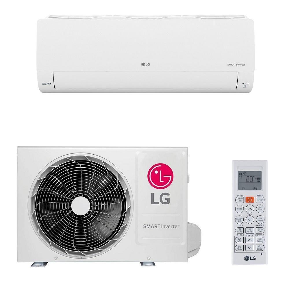 Ar Condicionado Split LG Hi Wall Smart Voice Inverter 12.000 Btu/h Frio Monofásico Branco S3-Q12JA31E 220V - 1